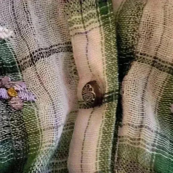 Aratta Summer Breeze Shirt Tunic Green Small Nwts! - Picture 9 of 10